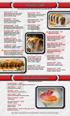 misaki sushi & bar menu|More.